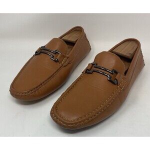 Jonsen Milan Driving Loafers Shoes Brown Mens Size 10